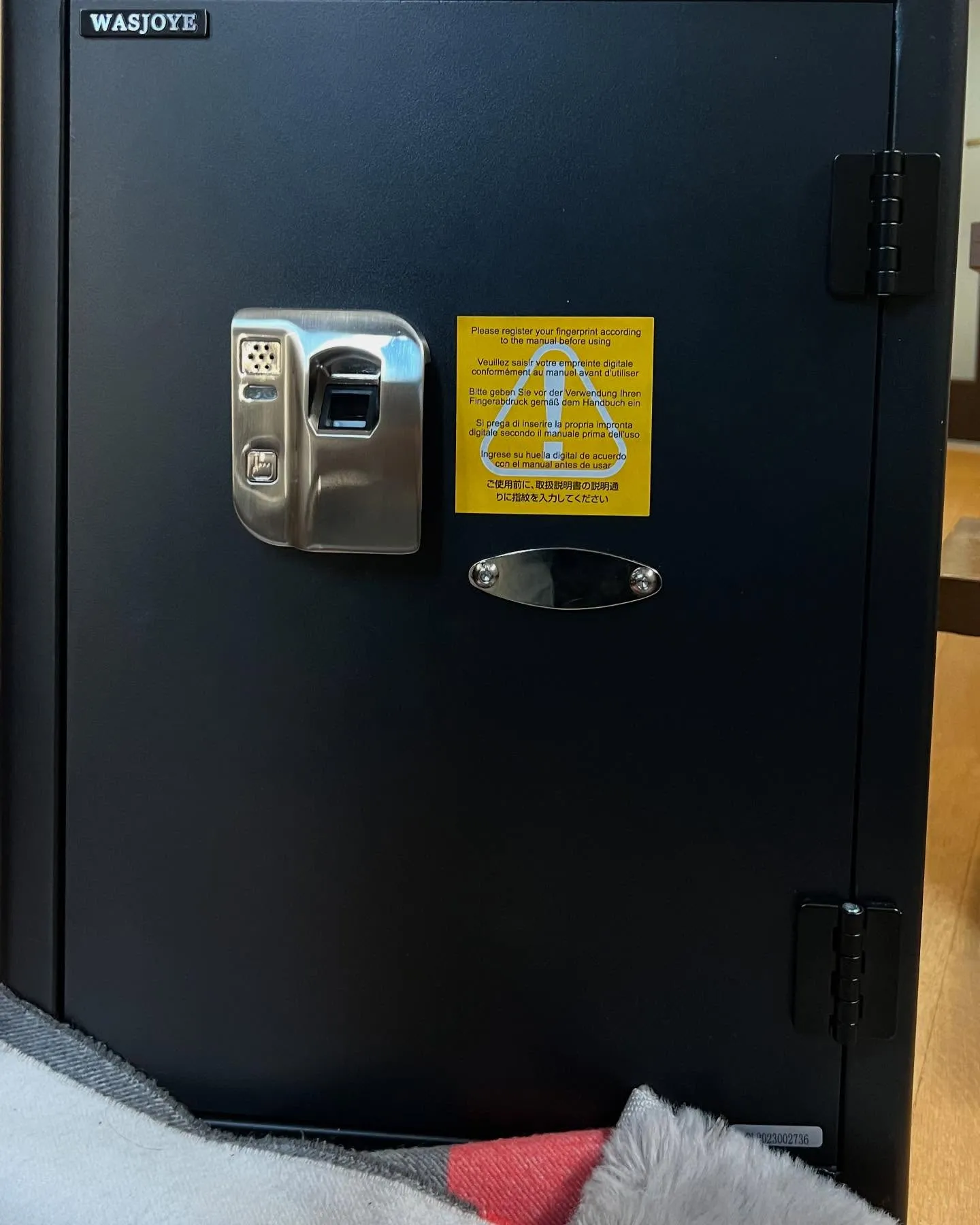 🔑 本日3件目の鍵工事：指紋認証式金庫のトラブル対応！