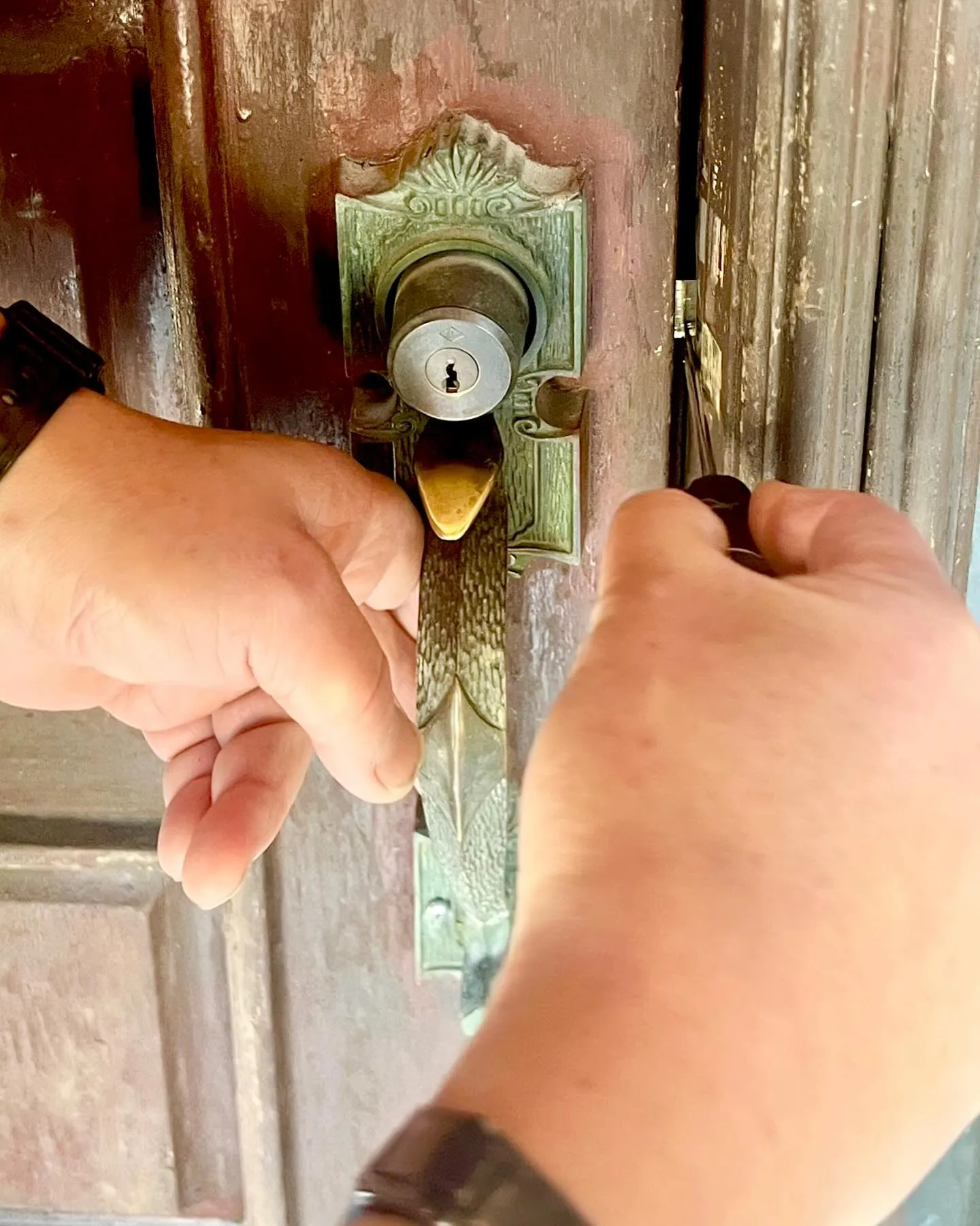 🔑 45年のサムラッチ錠が突然開かない⁉️