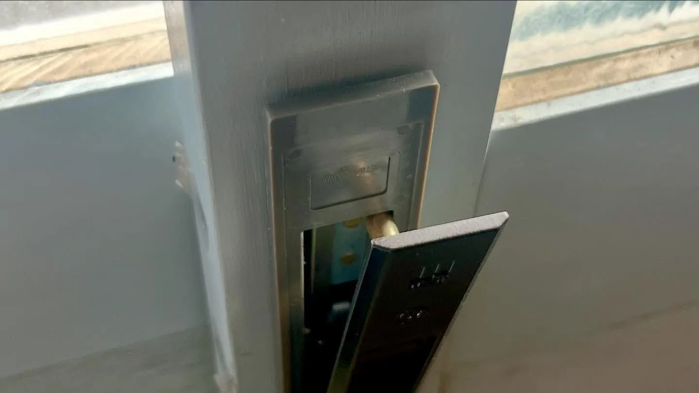 🔐交換済みの錠前に不具合。