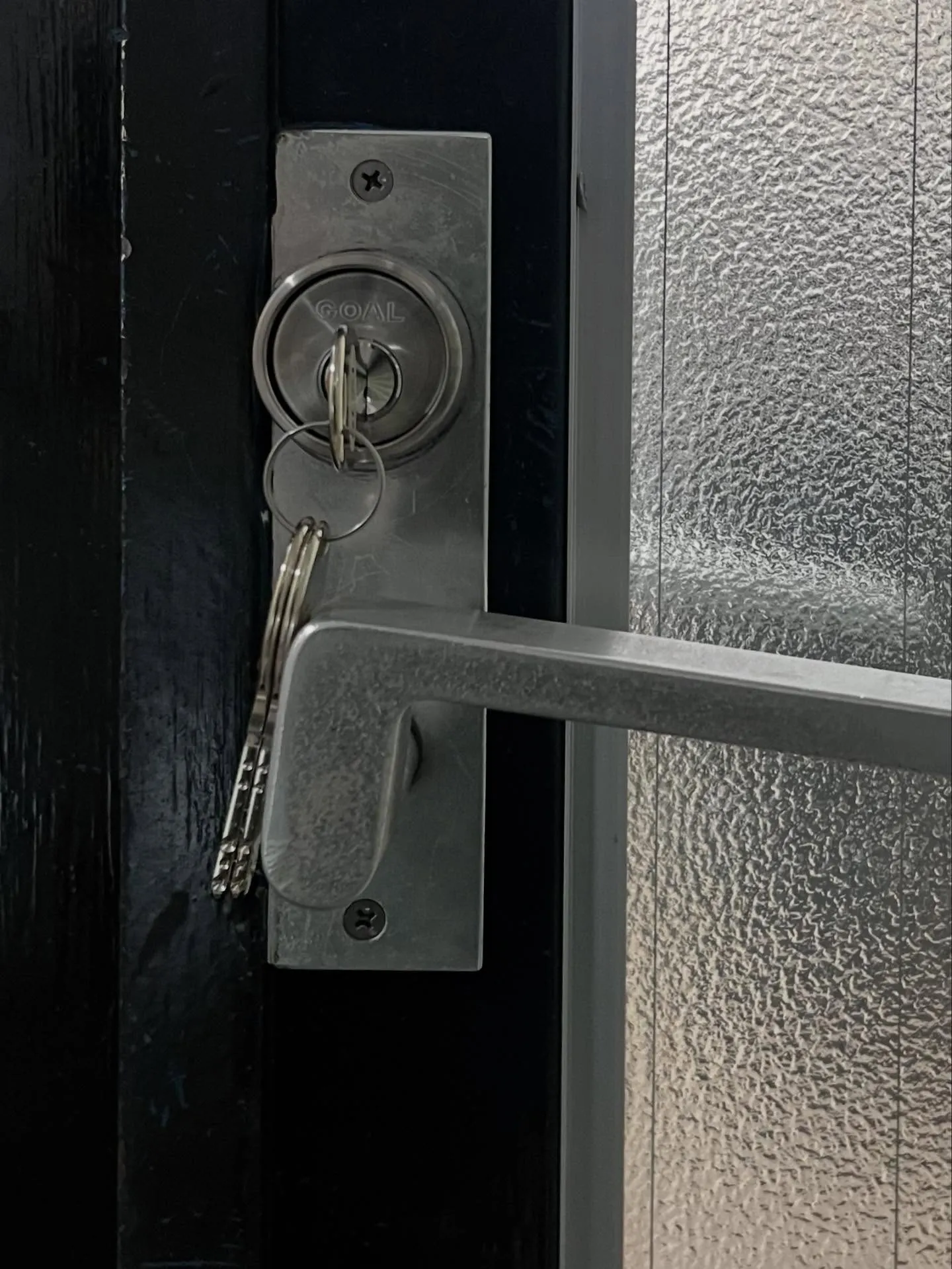 【朝一の現場は❓すぐ近くだったので鍵交換対応】