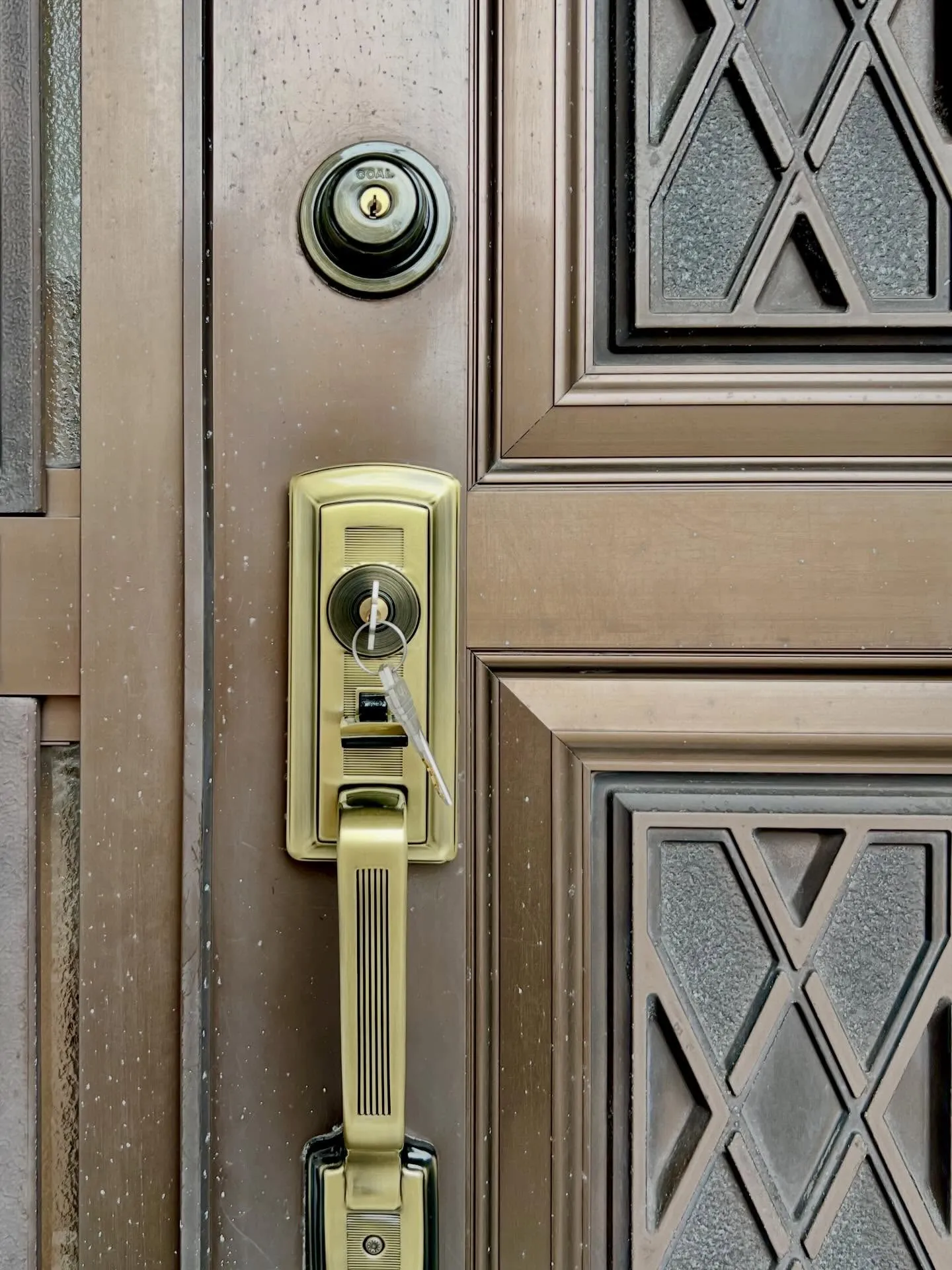 【GOAL AD・GF錠前の構造を見極めた正しい鍵交換】