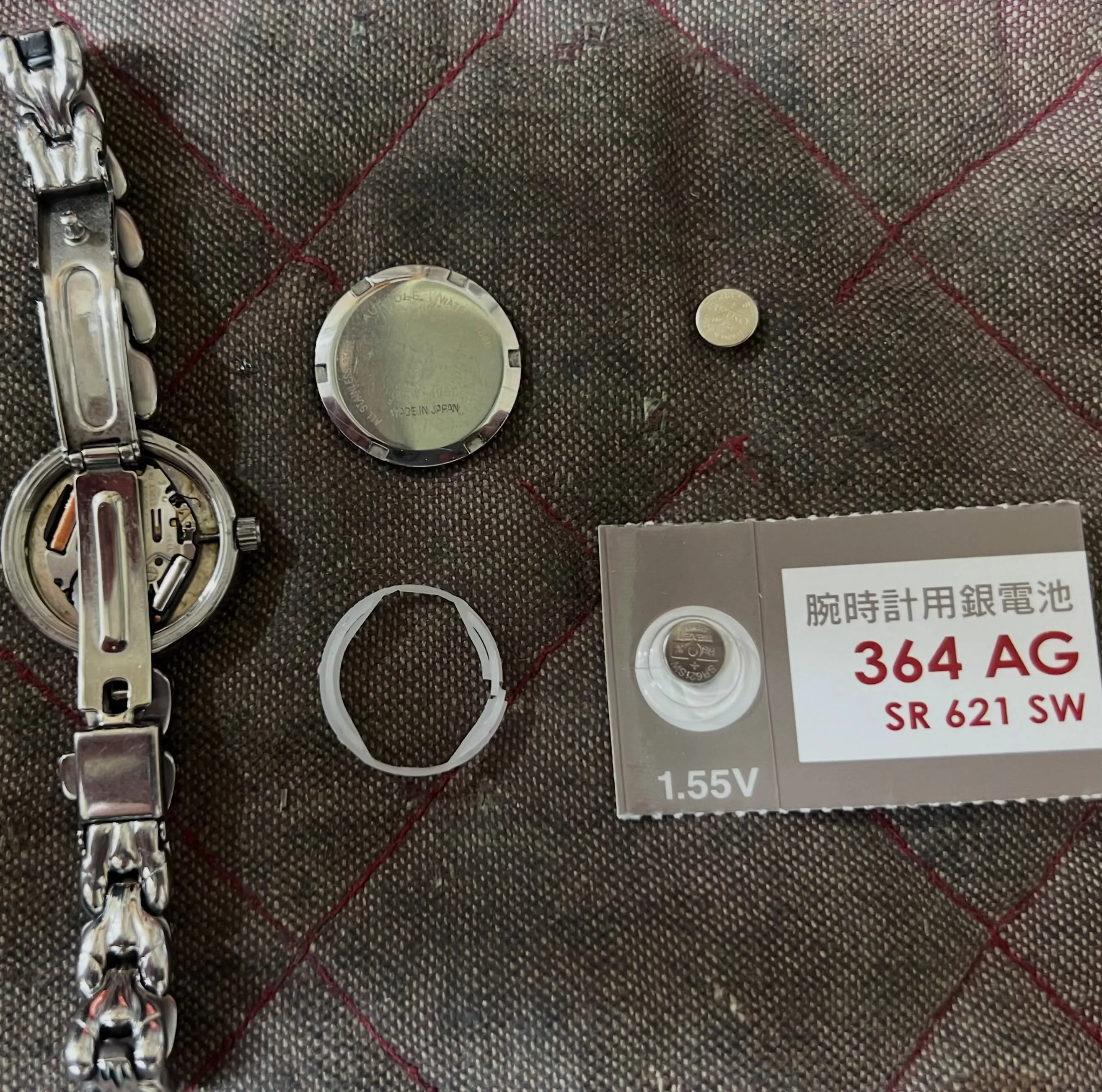 ⌚腕時計電池交換(スクリューバック)🔋
